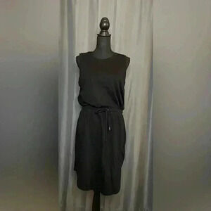 46. Simply Vera Wang Tie-Waist Black Dress, Size Medium, EUC worn once